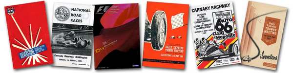 Race meeting programme covers